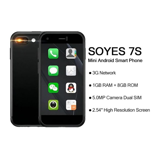 SOYES 7S 미니 스마트폰 1GB RAM 8GB ROM 안드로이드 60 254인치 터치스크린 귀여운 백업 선물 미니 핸드폰 리뷰후기